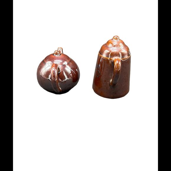 Vintage Japanese Tea and Coffee Pot Salt & Pepper Shakers - Preowned - Picture 3 of 4